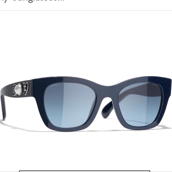 Chanel Square Sunglasses CH5478 1643/S2 featuring a Blue frame with Blue… - Picture 4 of 16